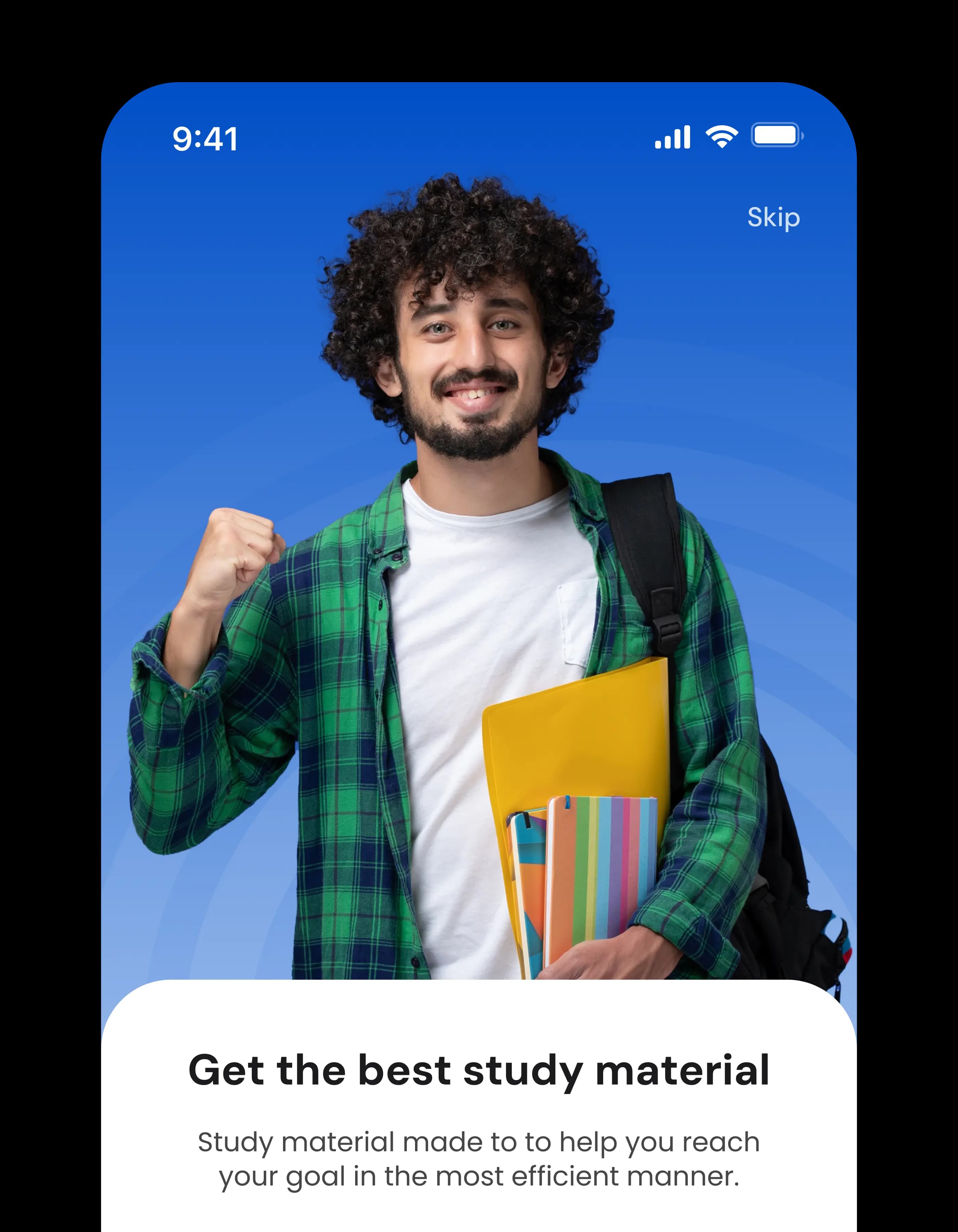 Modern EdTech and HealthTech interface
